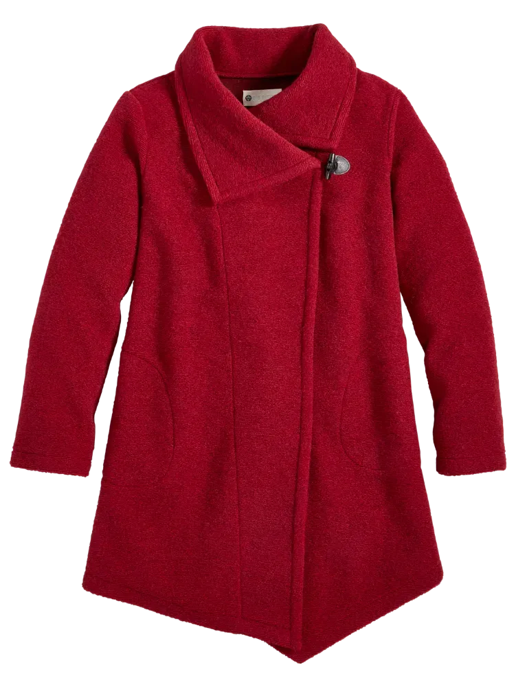 Ella Simone Berber Fleece Wool Coat