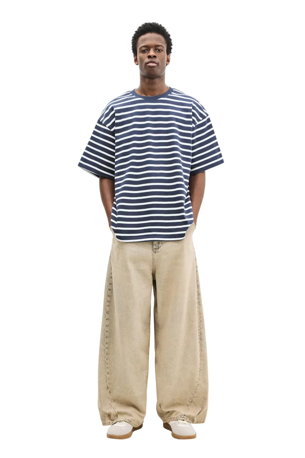 Striped short sleeve T-shirt