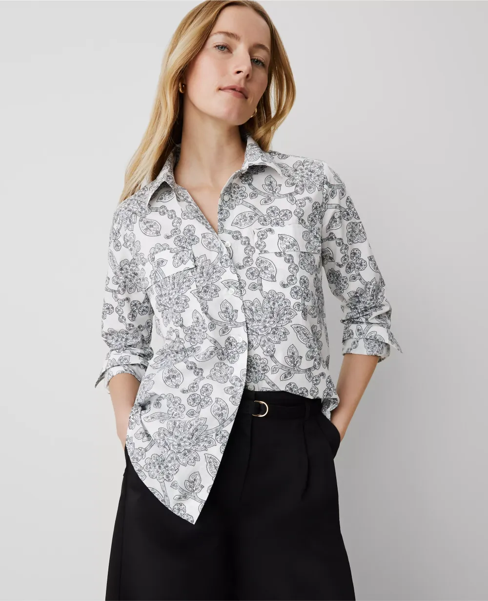 Weekend Collection Paisley Pocket Blouse