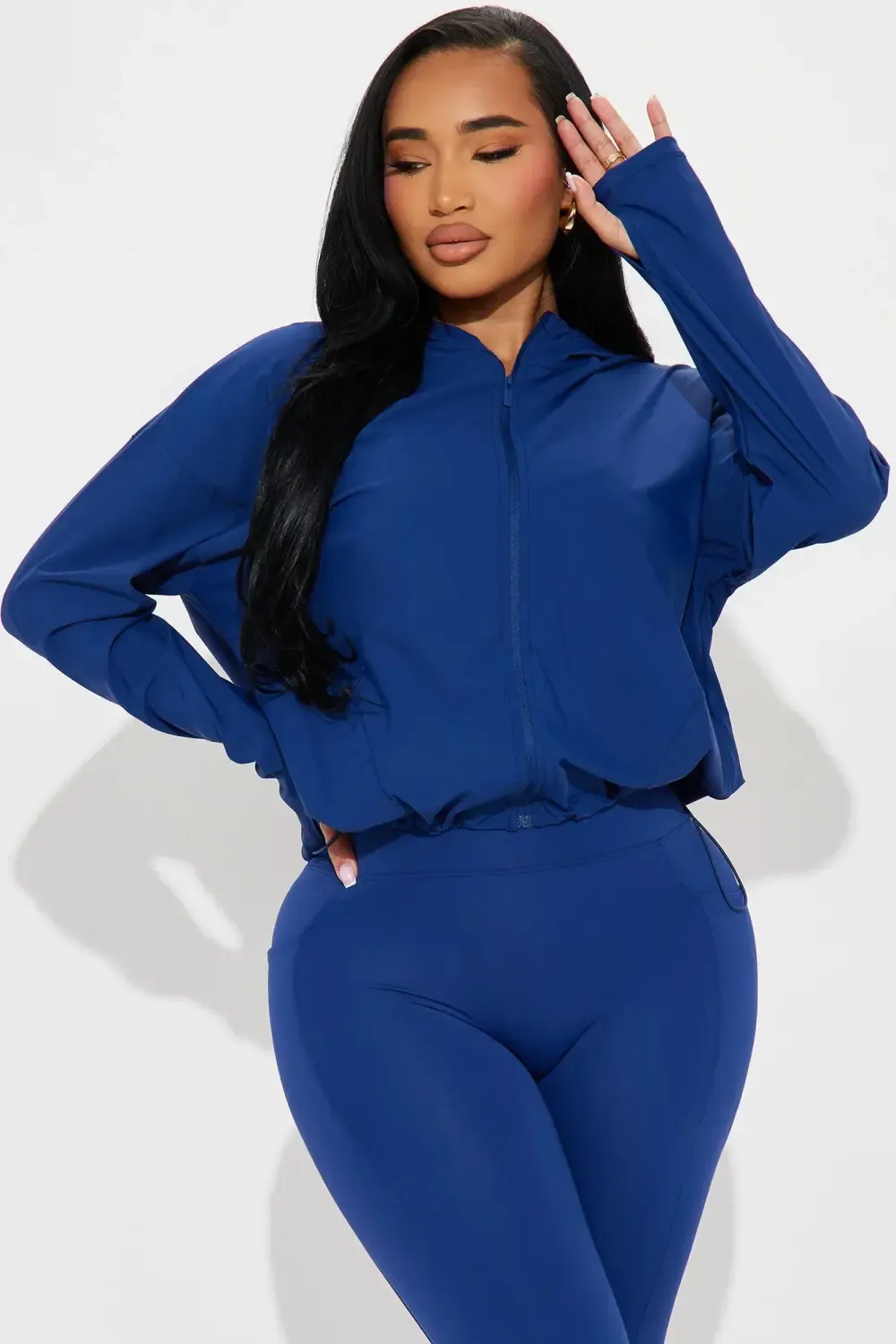 Double It Active Jacket - Midnight Blue