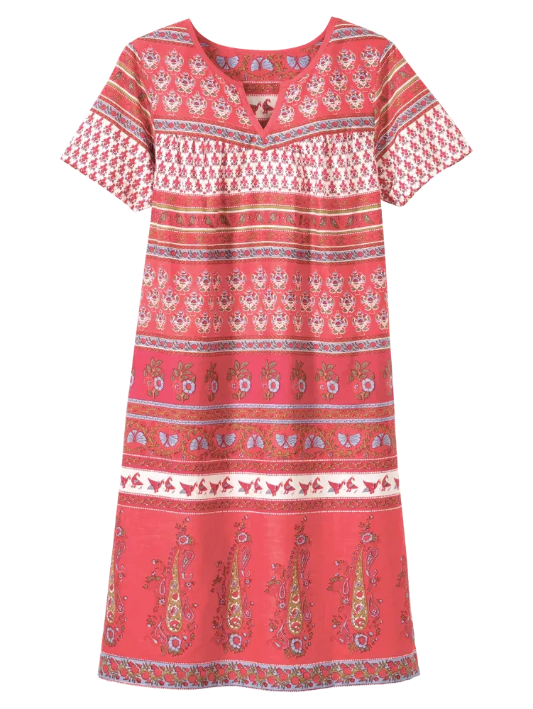 Short-Length Cotton Muumuu