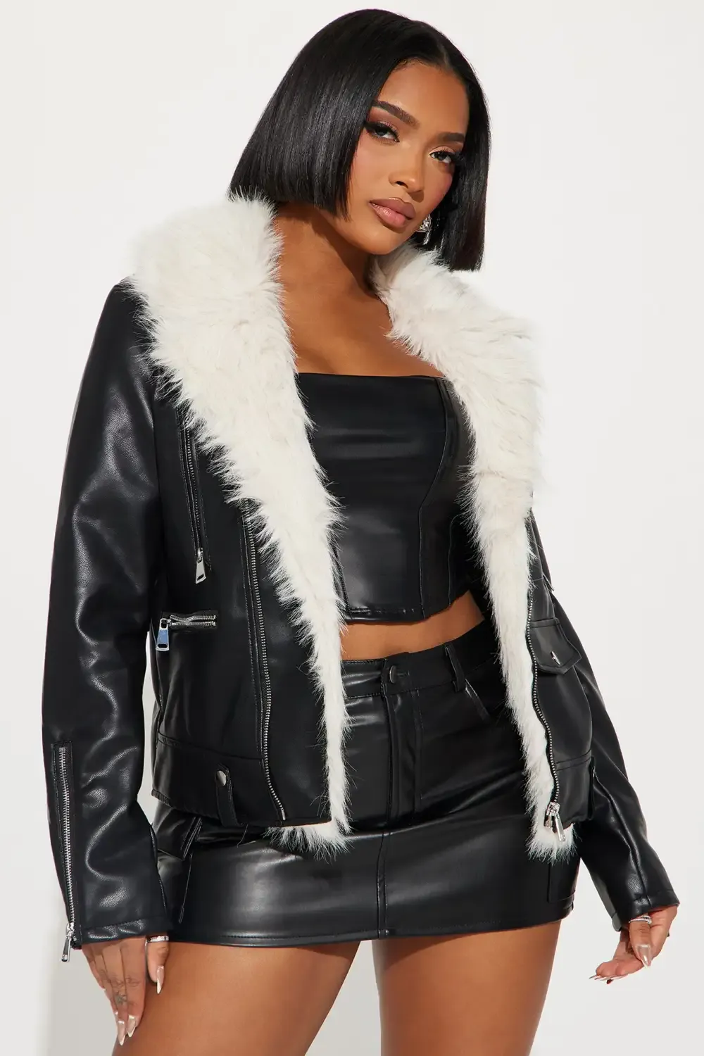 Cozy On The Inside Moto Jacket - Black