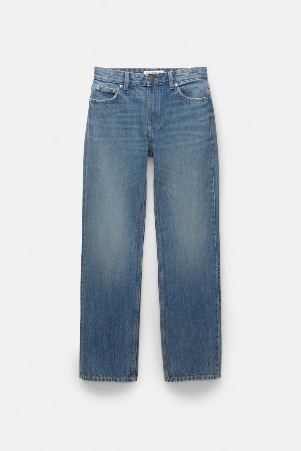 Jeans rectos tiro medio