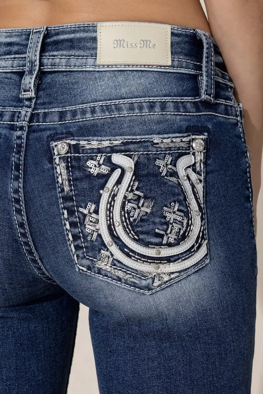 U2 Horseshoe Bootcut Jeans