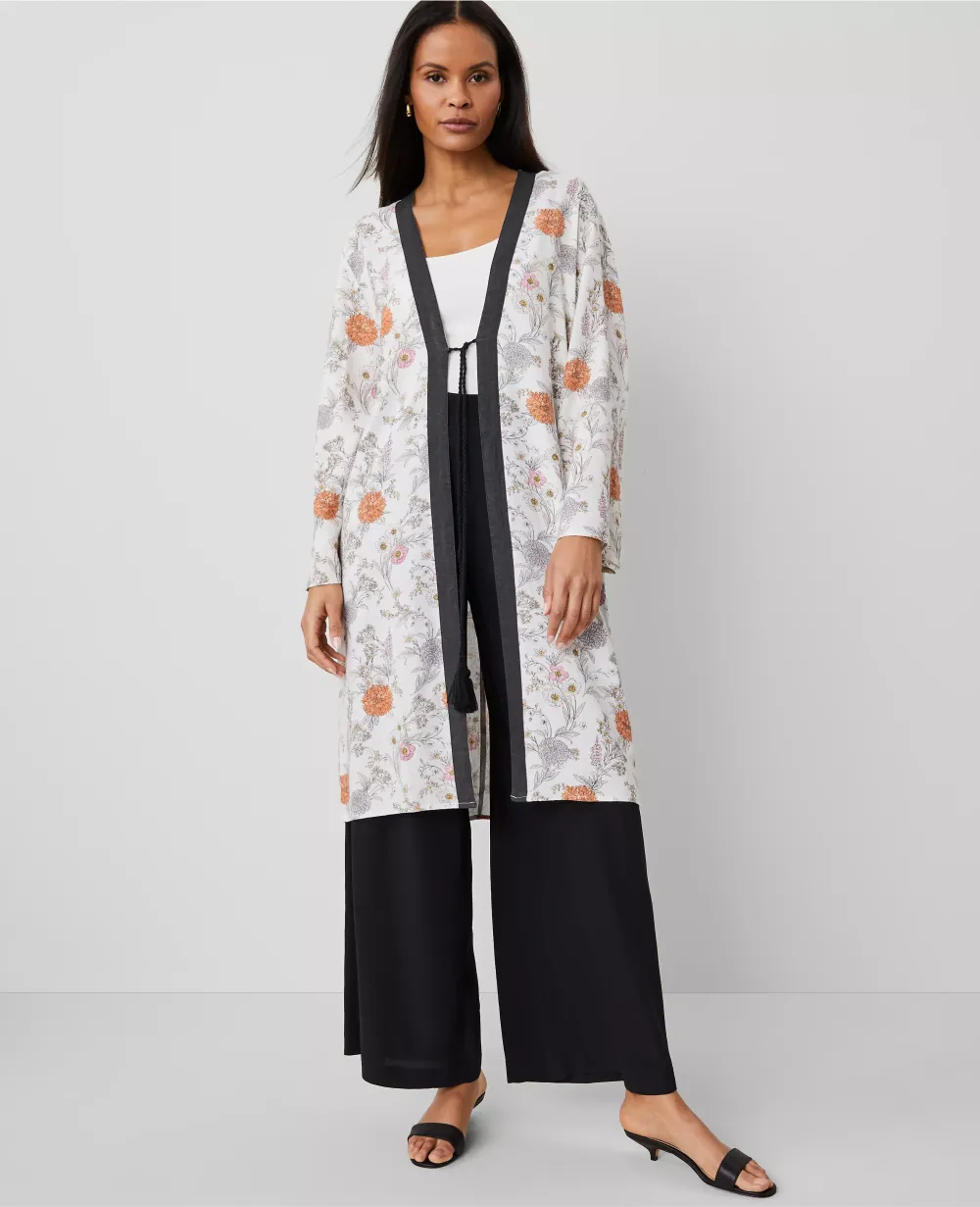 Floral Long Kimono