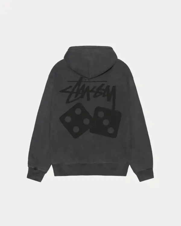DICE HOODIE PIGMENT DYED