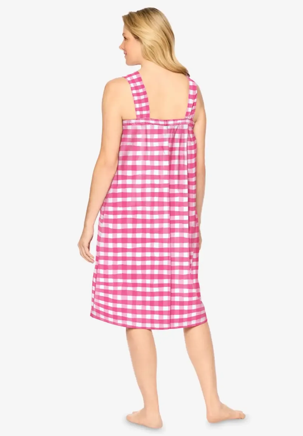 Print Sleeveless Square Neck Lounger