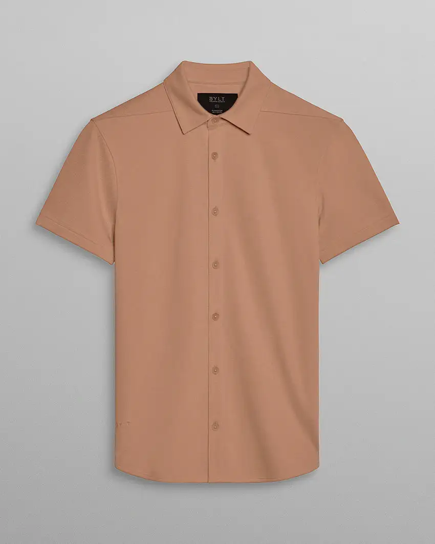 Bayside Oxford Short Sleeve Button Down