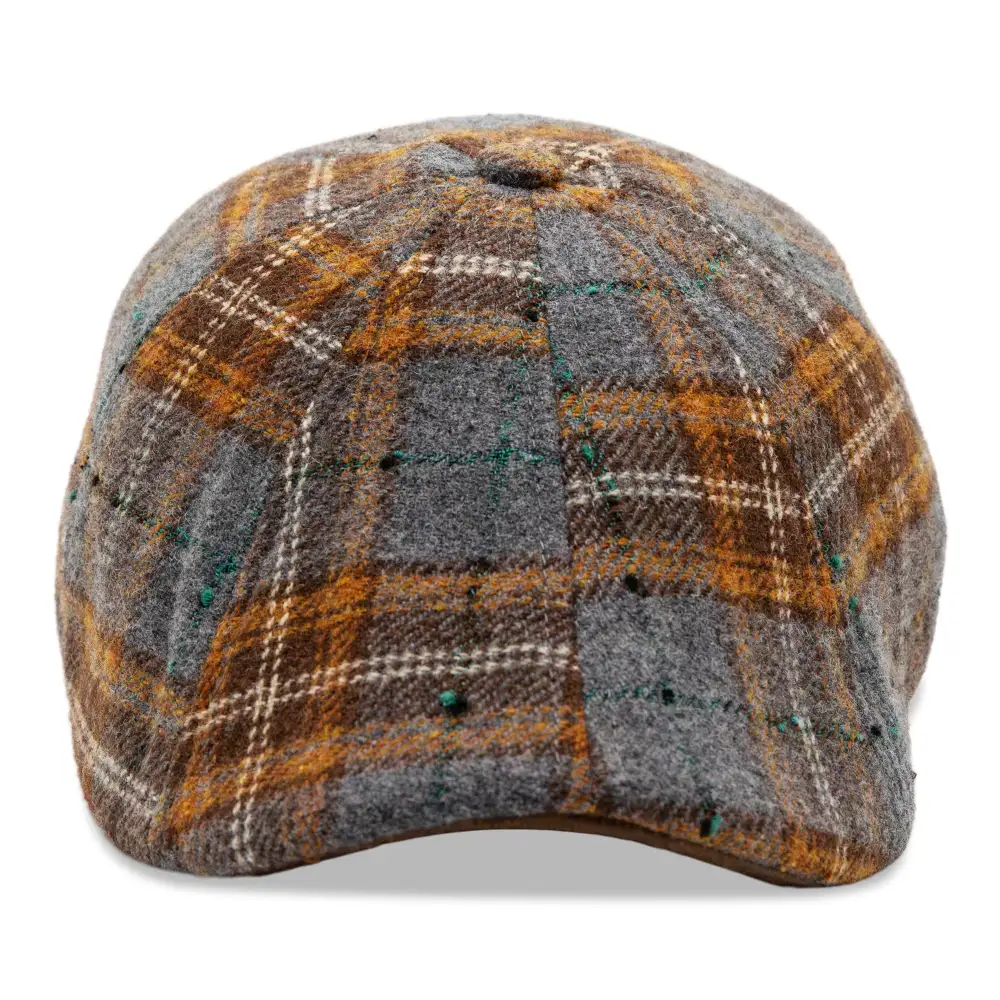 The Autumn Rose Boston Scally Cap - Autumn Plaid