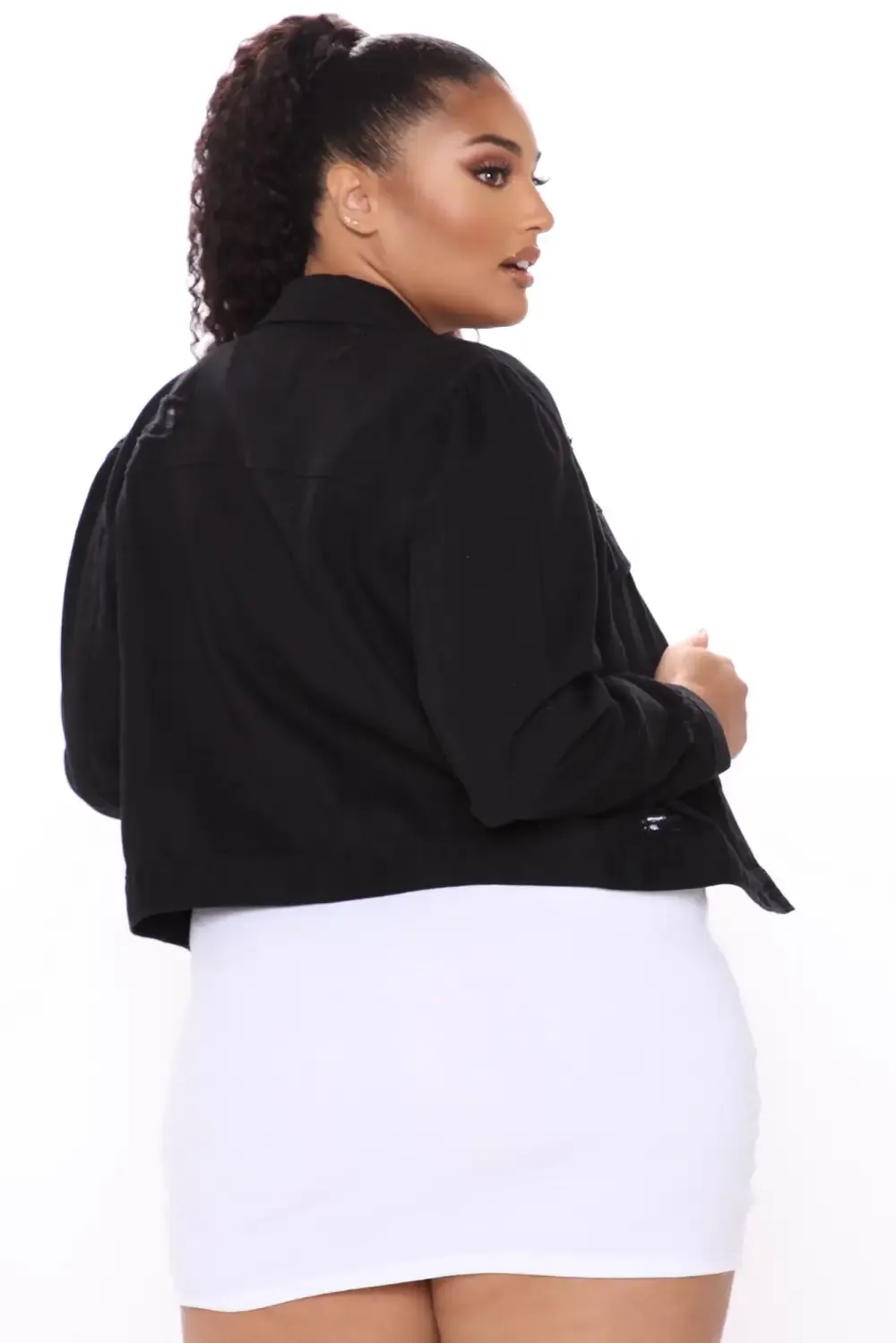 Gone Too Far Denim Jacket - Black