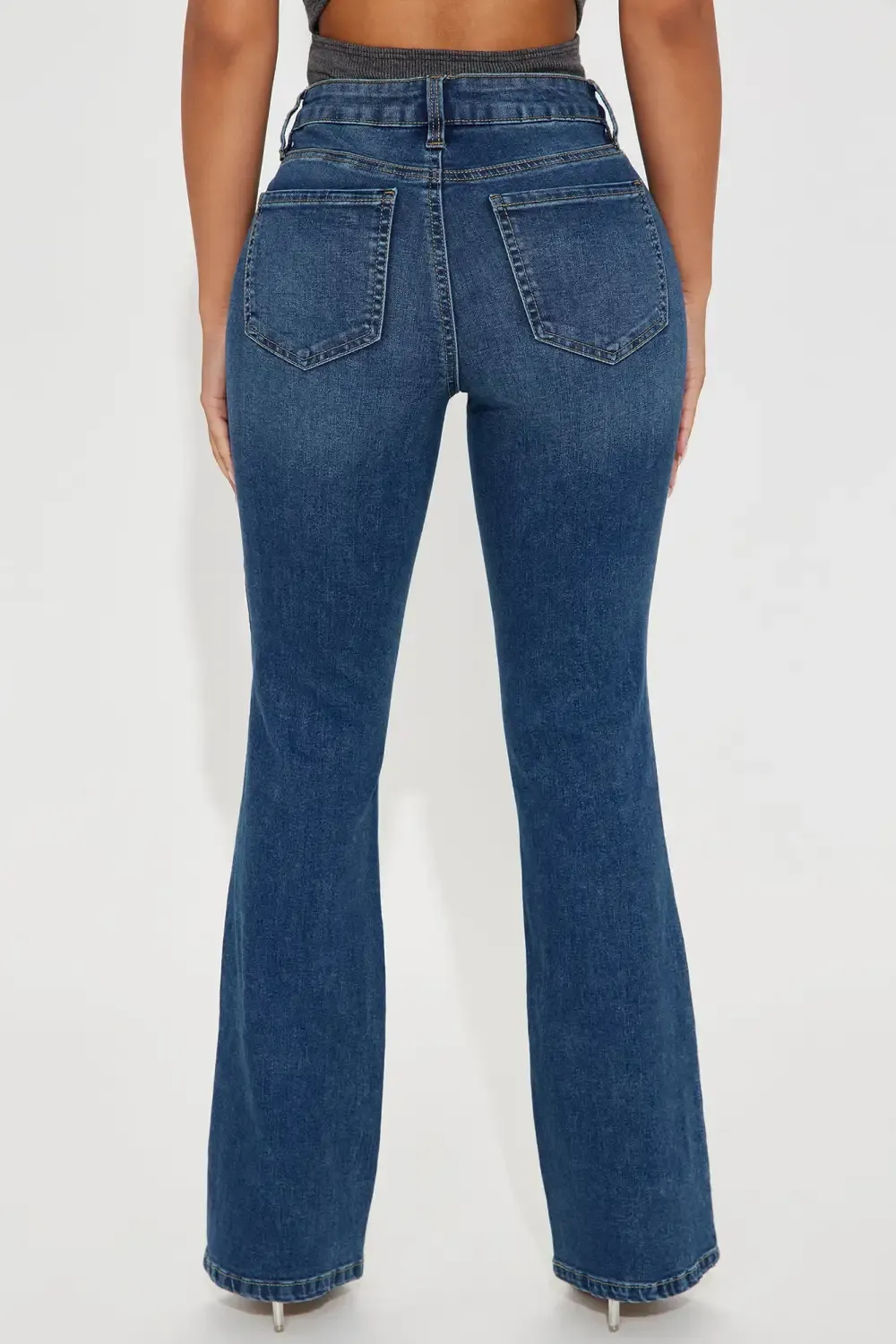 Implications Stretch Bootcut Jeans - Medium Wash
