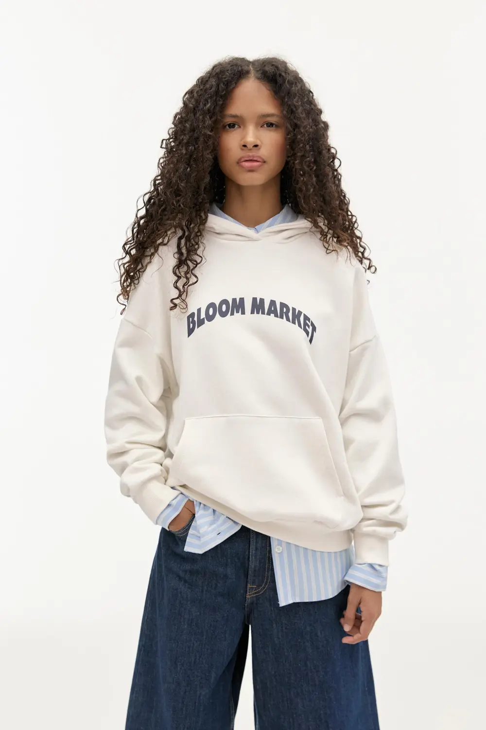 Sudadera capucha Bloom Market