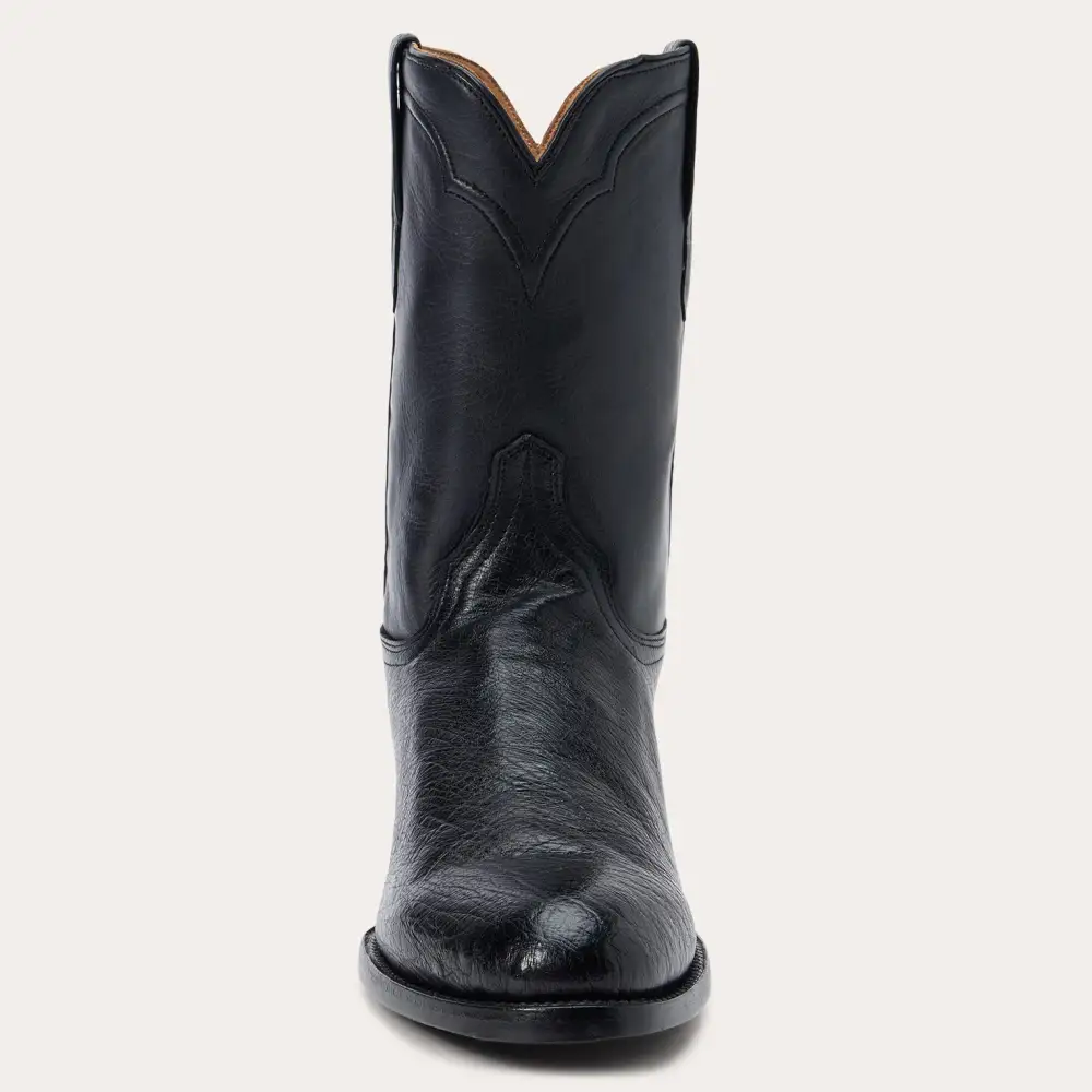 Clay Smooth Ostrich Boots