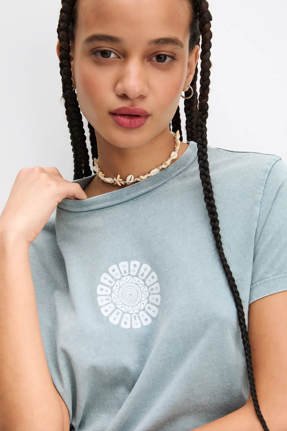 Camiseta manga corta mandala
