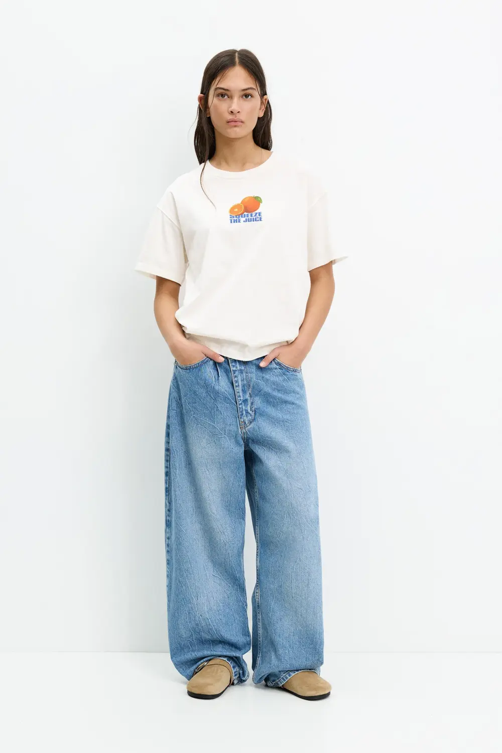 Camiseta gráfico naranjas