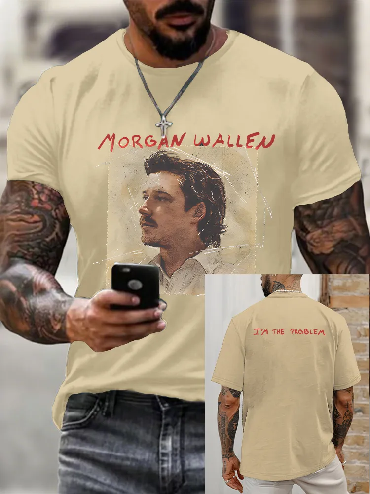 Men'S Morgan Wallen I Am The Problem Tour 2025 T-Shirt