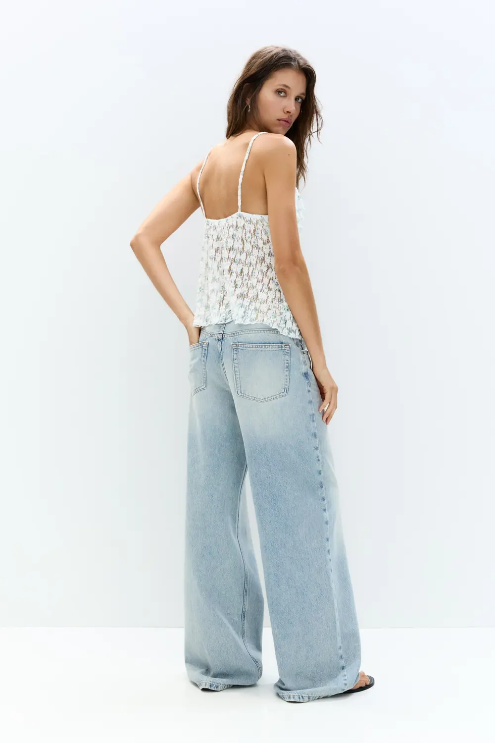 Floral lace top