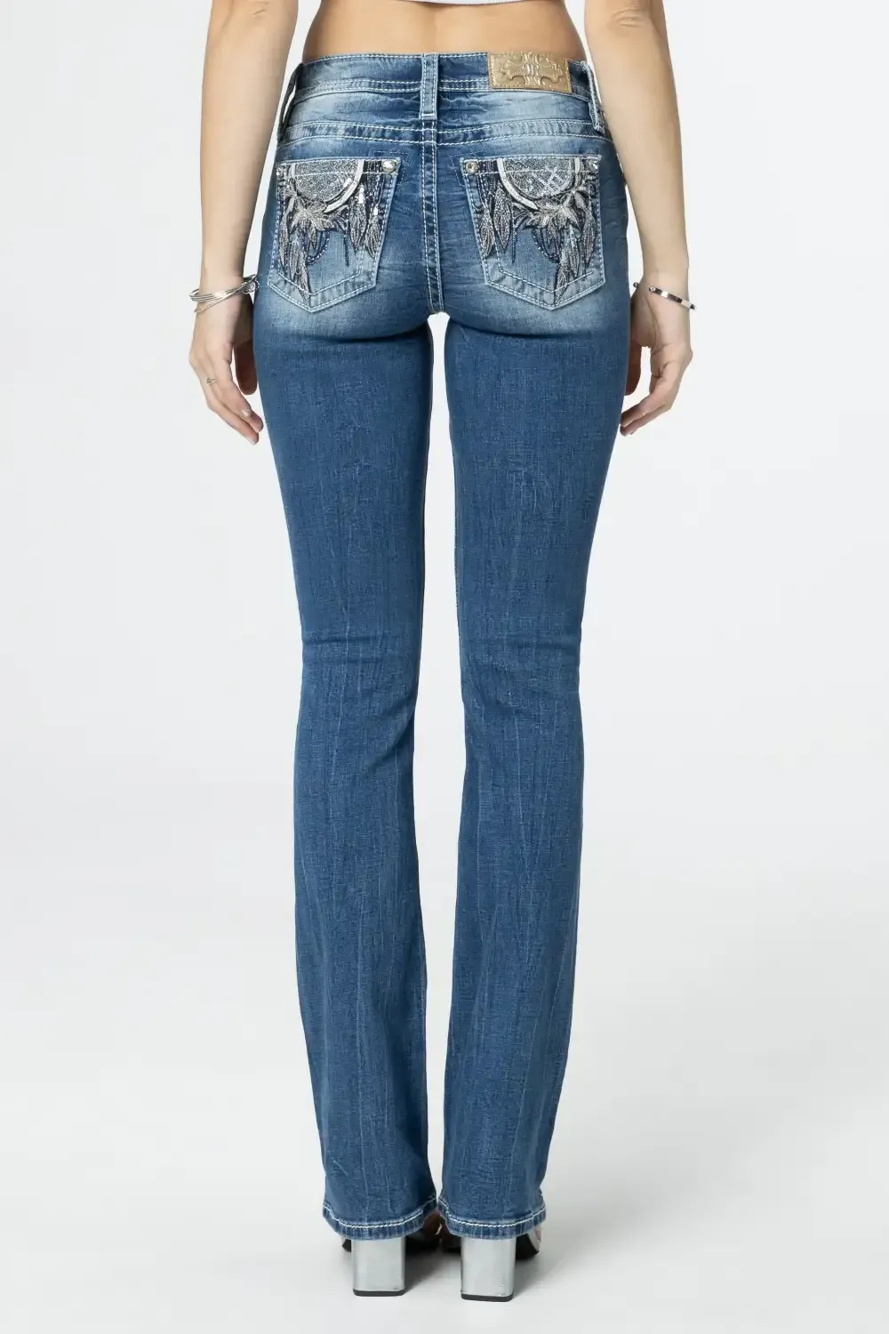 Floral Dreamcatcher Bootcut Jeans