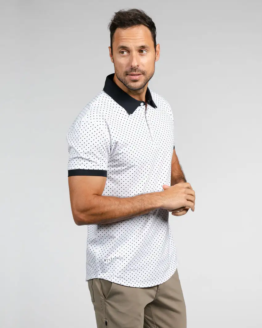 Drop-Cut: Lux Dotted Polo