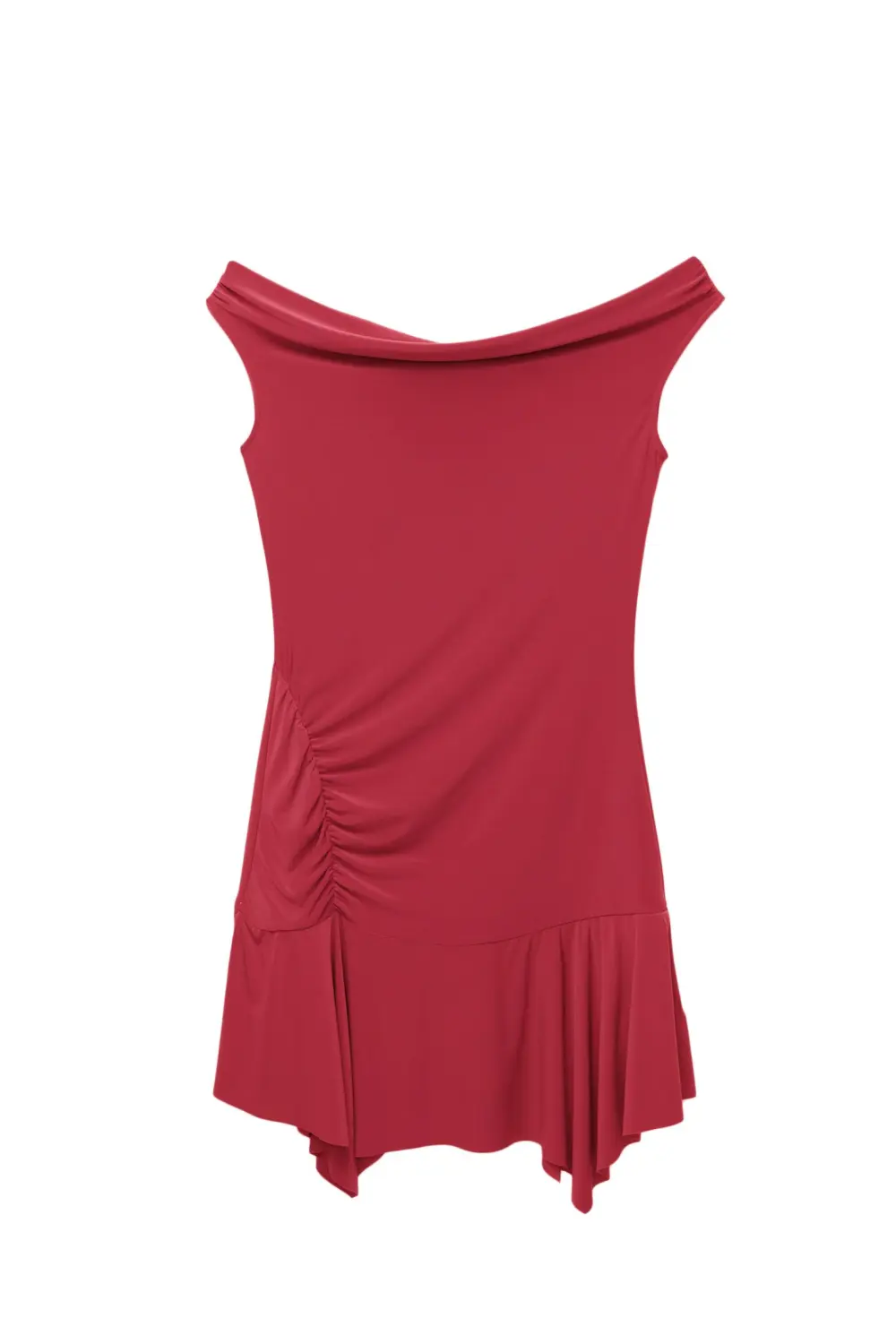 Vestido corto hombros descubiertos