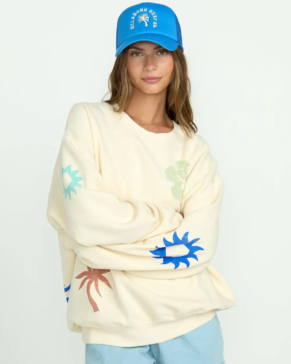 Water Signs Kendal Crewneck Sweatshirt - Whitecap