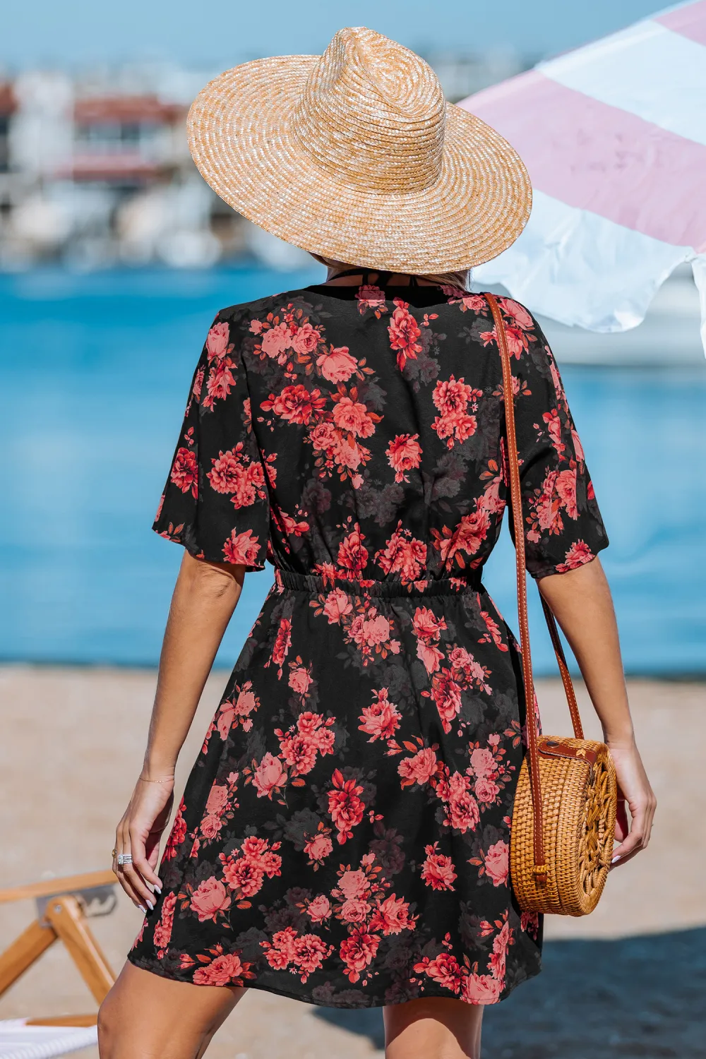 In Bloom Floral Mini Dress