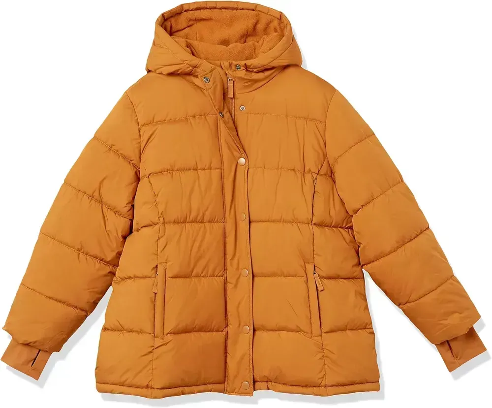 Women's Heavyweight Long-Sleeve Hooded Puffer Coat (Available in Plus Size)
