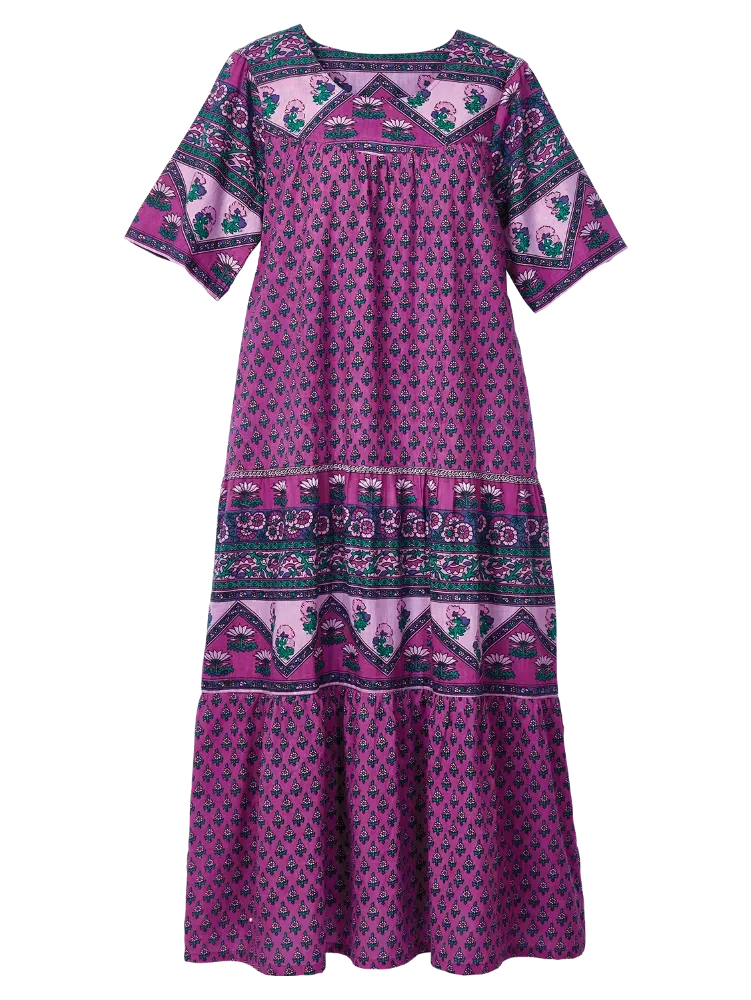 Ankle-Length Cotton Muumuu