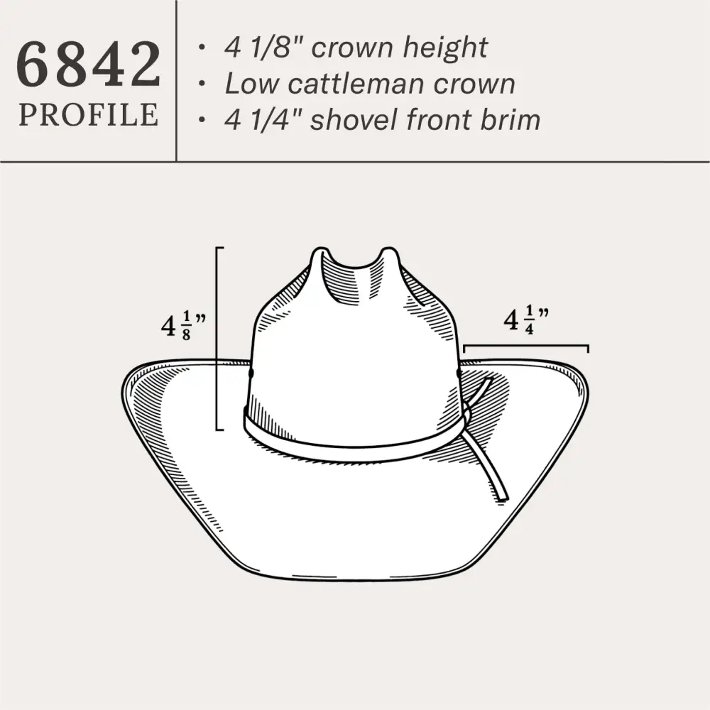 Thunder 10X Straw Cowboy Hat