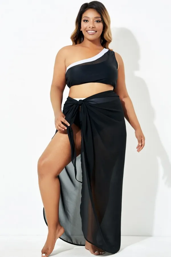Full Length Mesh Tie Sarong Cover Up