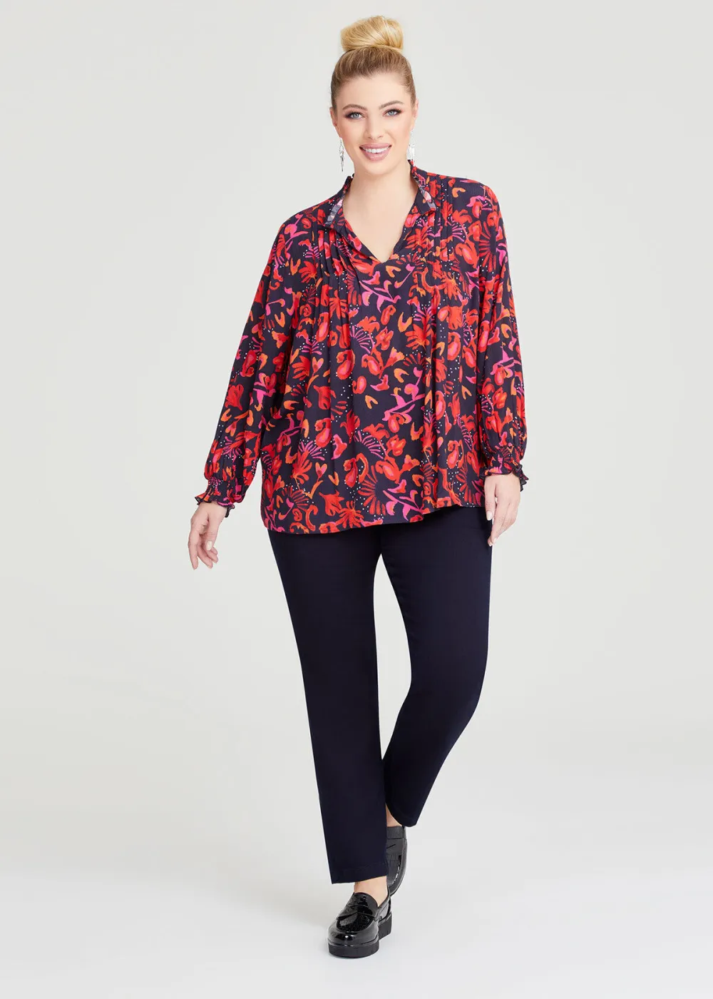 Natural Flower Burst Top