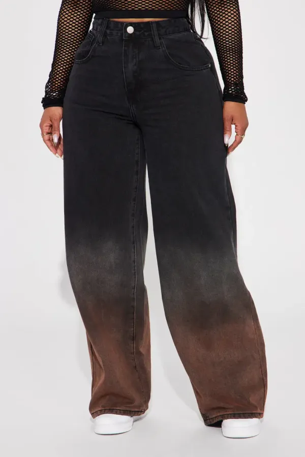 The Wind Down Baggy Jeans - Black