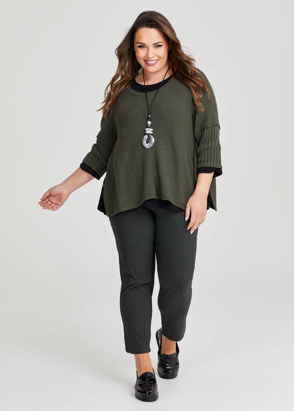 Petite Stretch Geo Kaissy Pant