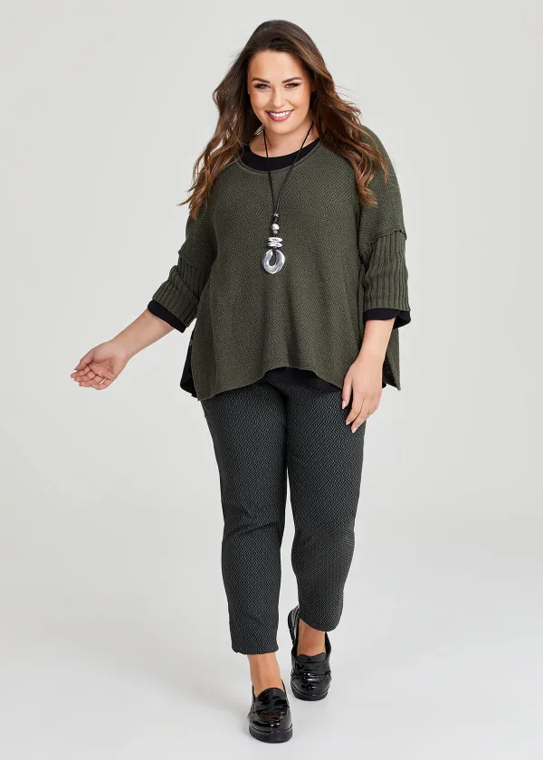 Petite Stretch Geo Kaissy Pant
