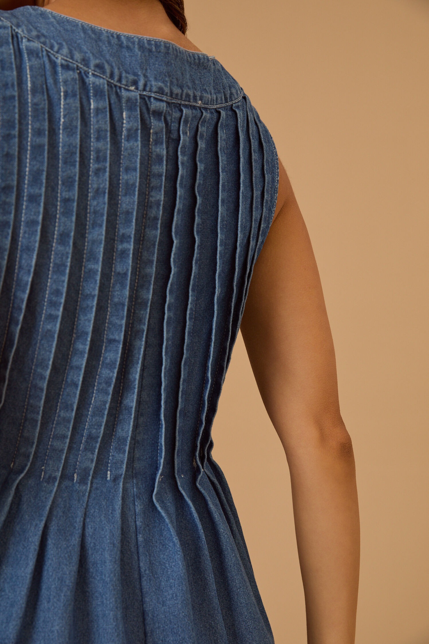 Denim Romper