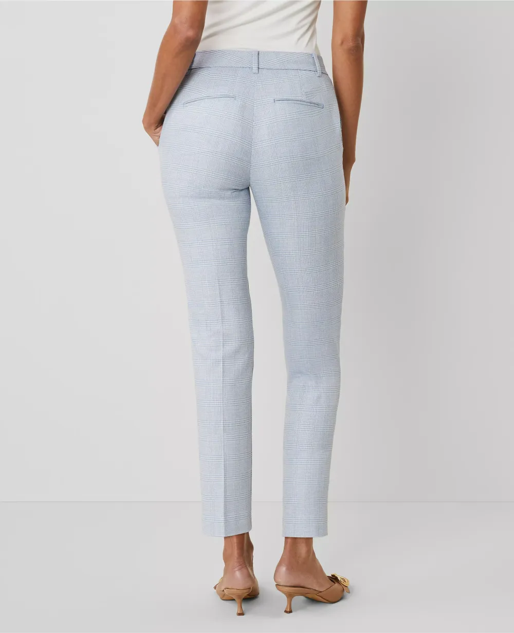 The Eva Ankle Pant in Glen Check