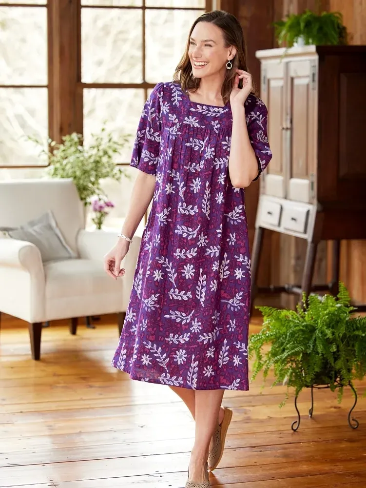 Batik Print Muumuu