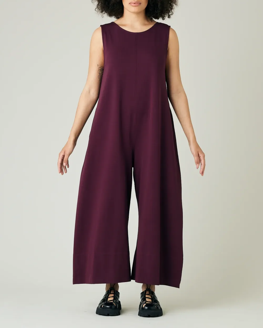 COTTON JERSEY JUMPSUIT
