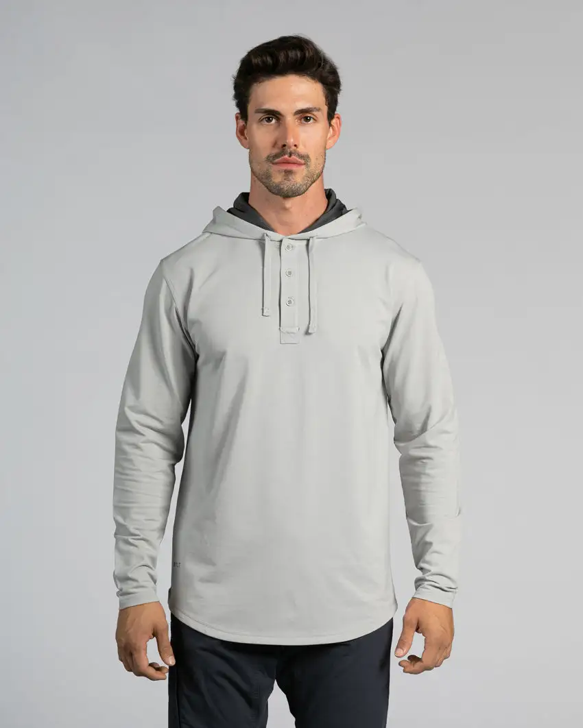 Drop-Cut: Lux Hooded Henley
