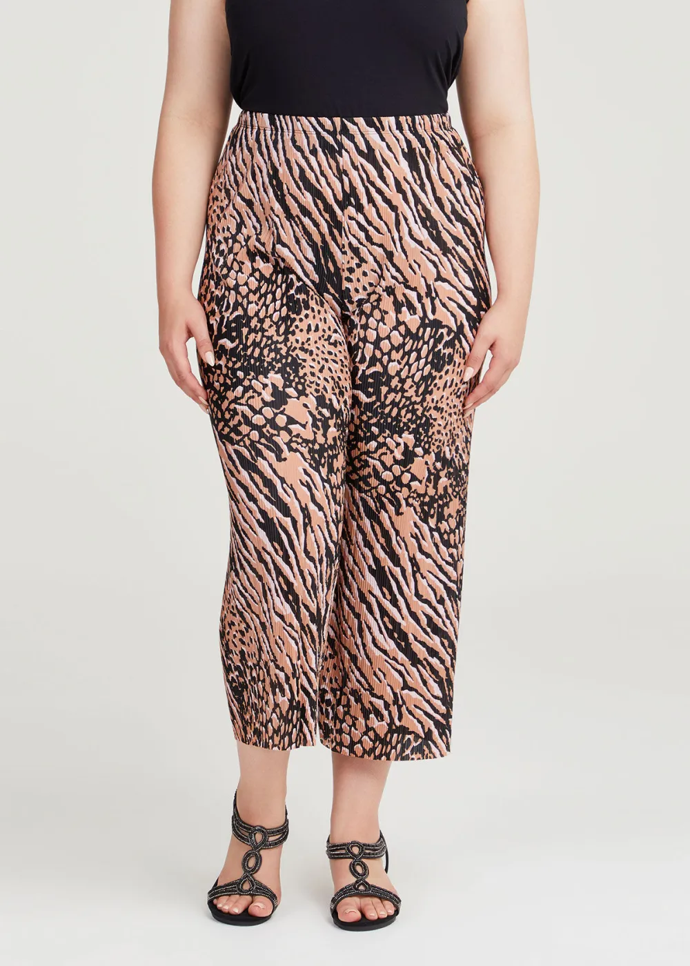 Daisy Pleat Culotte Pant