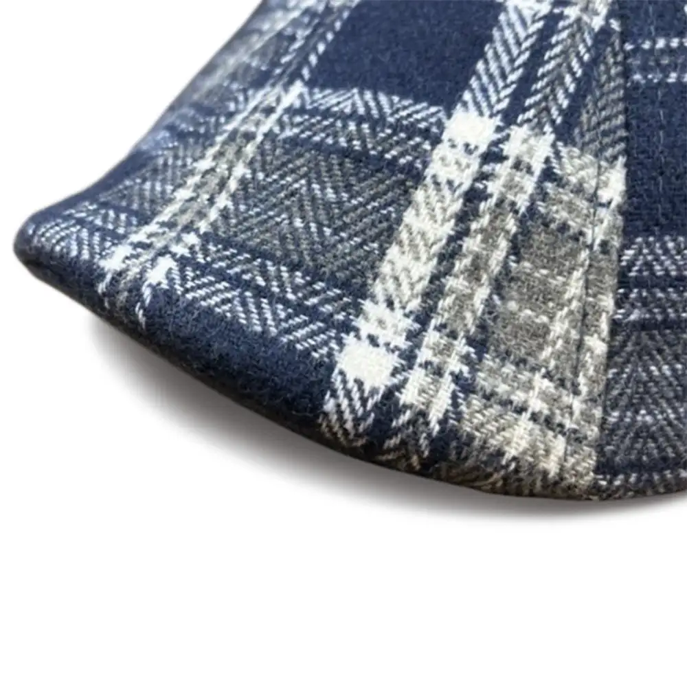 The Royal Rose Boston Scally Cap - Royal Plaid
