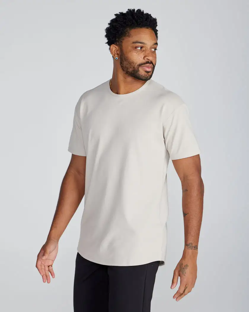 Bayside Short Sleeve Drop-Cut