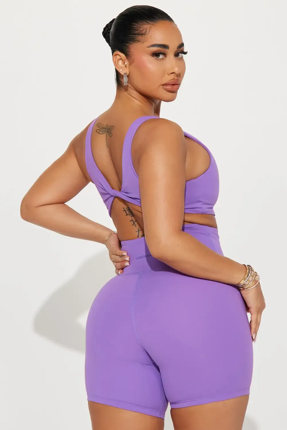 Rotation Super Soft Active Romper - Lavender