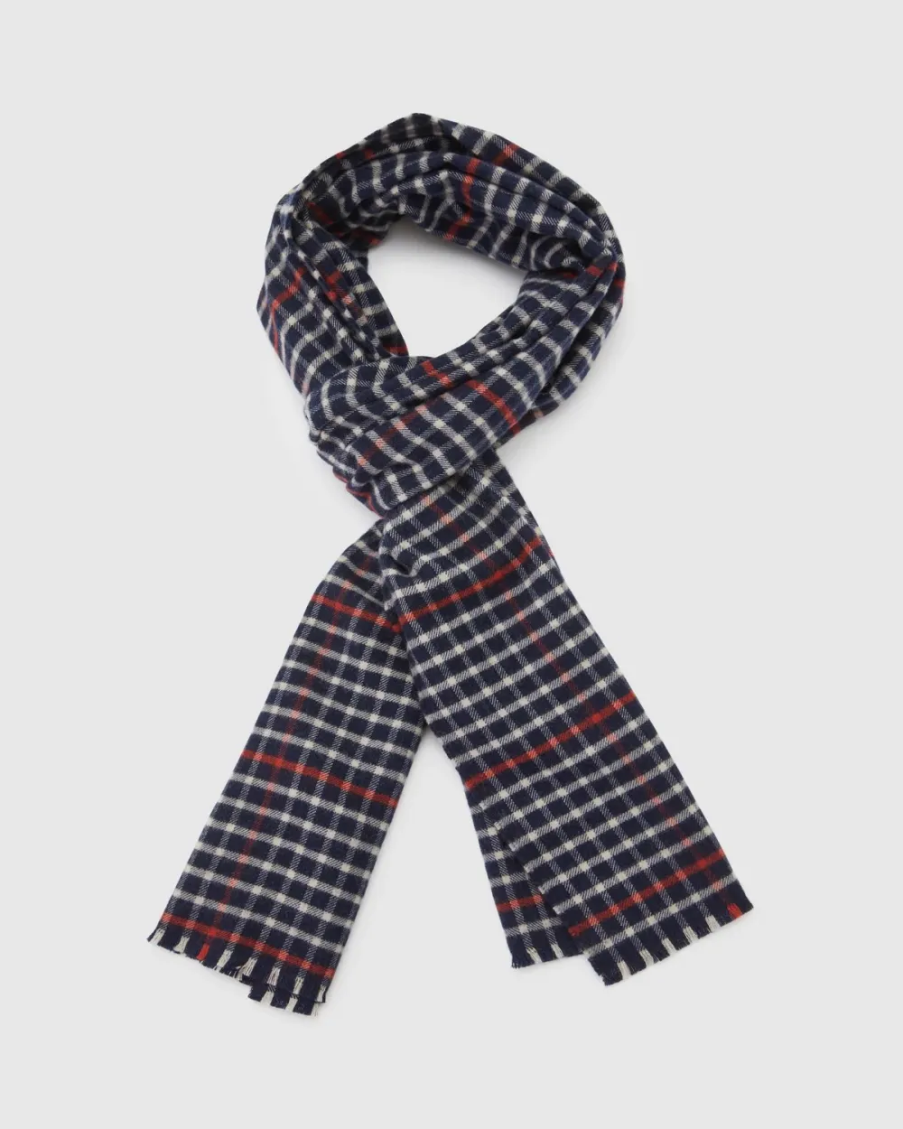 Kelan Wool Plaid Scarf