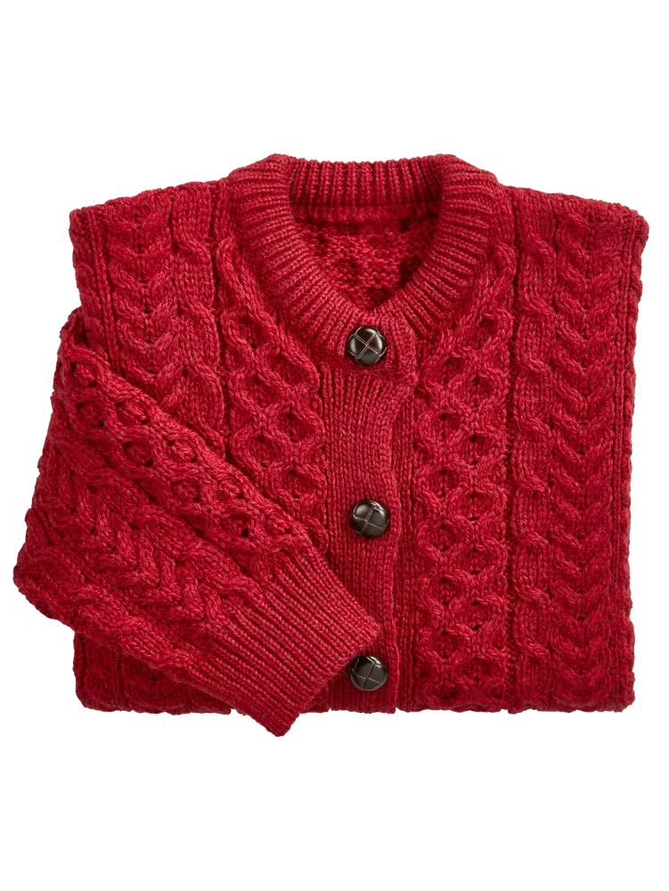 Women's Irish Wool Timeless Cardigan