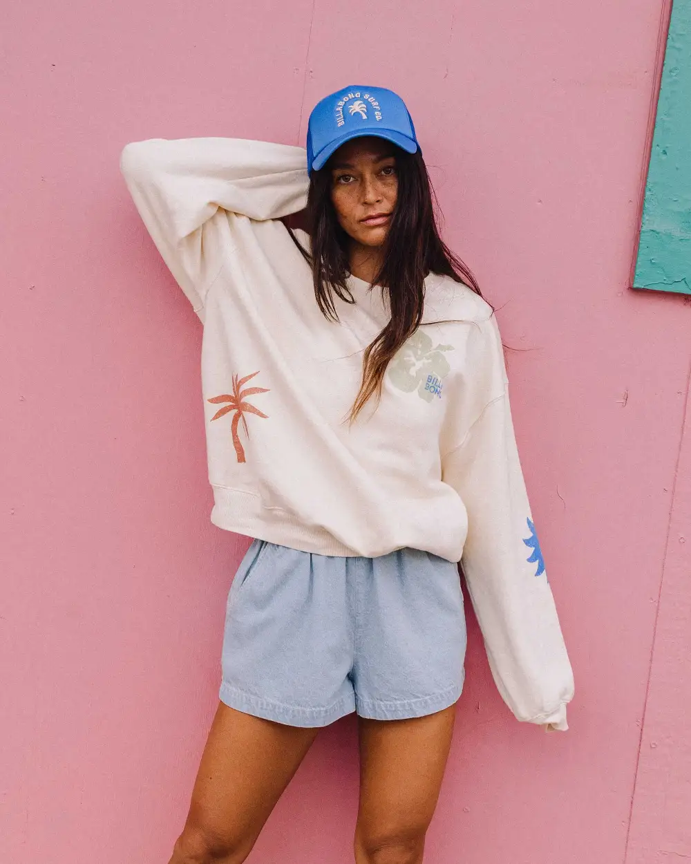 Water Signs Kendal Crewneck Sweatshirt - Whitecap