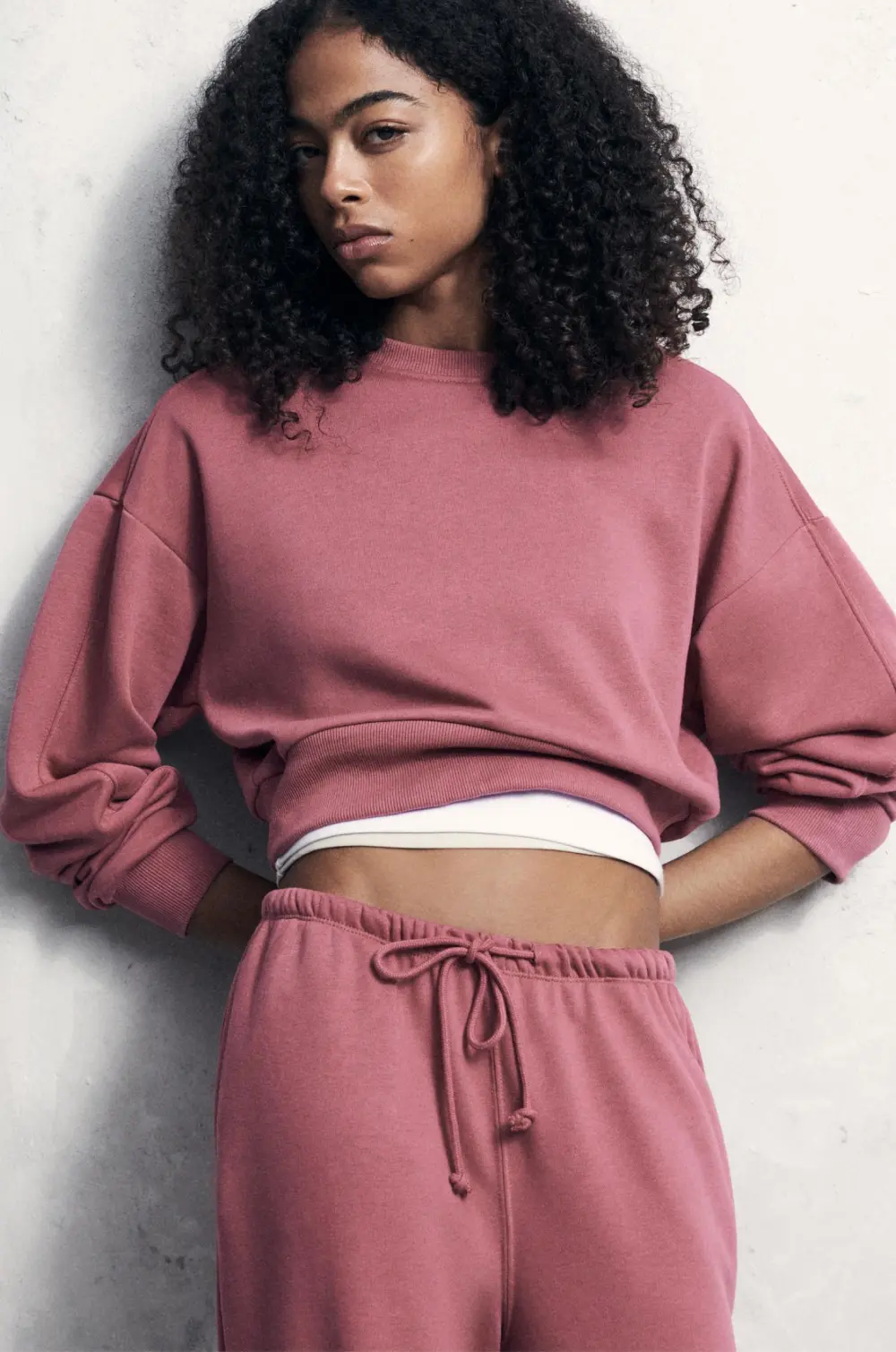 Sudadera cropped