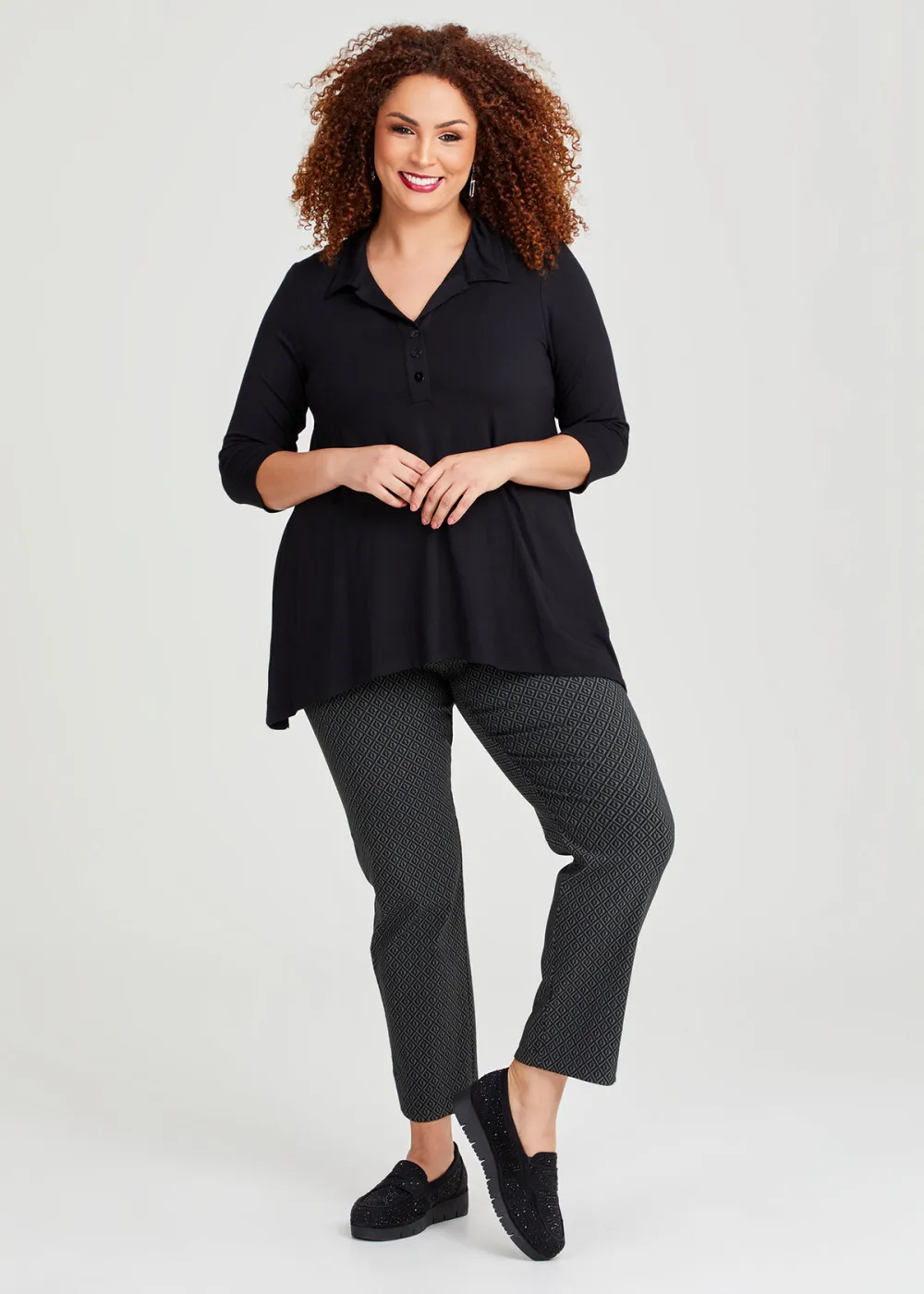 Collar Bamboo Top