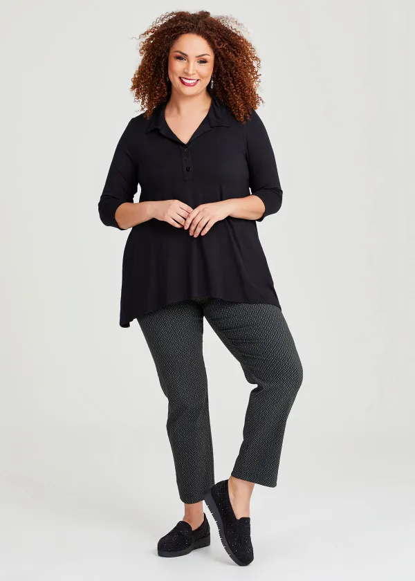 Collar Bamboo Top