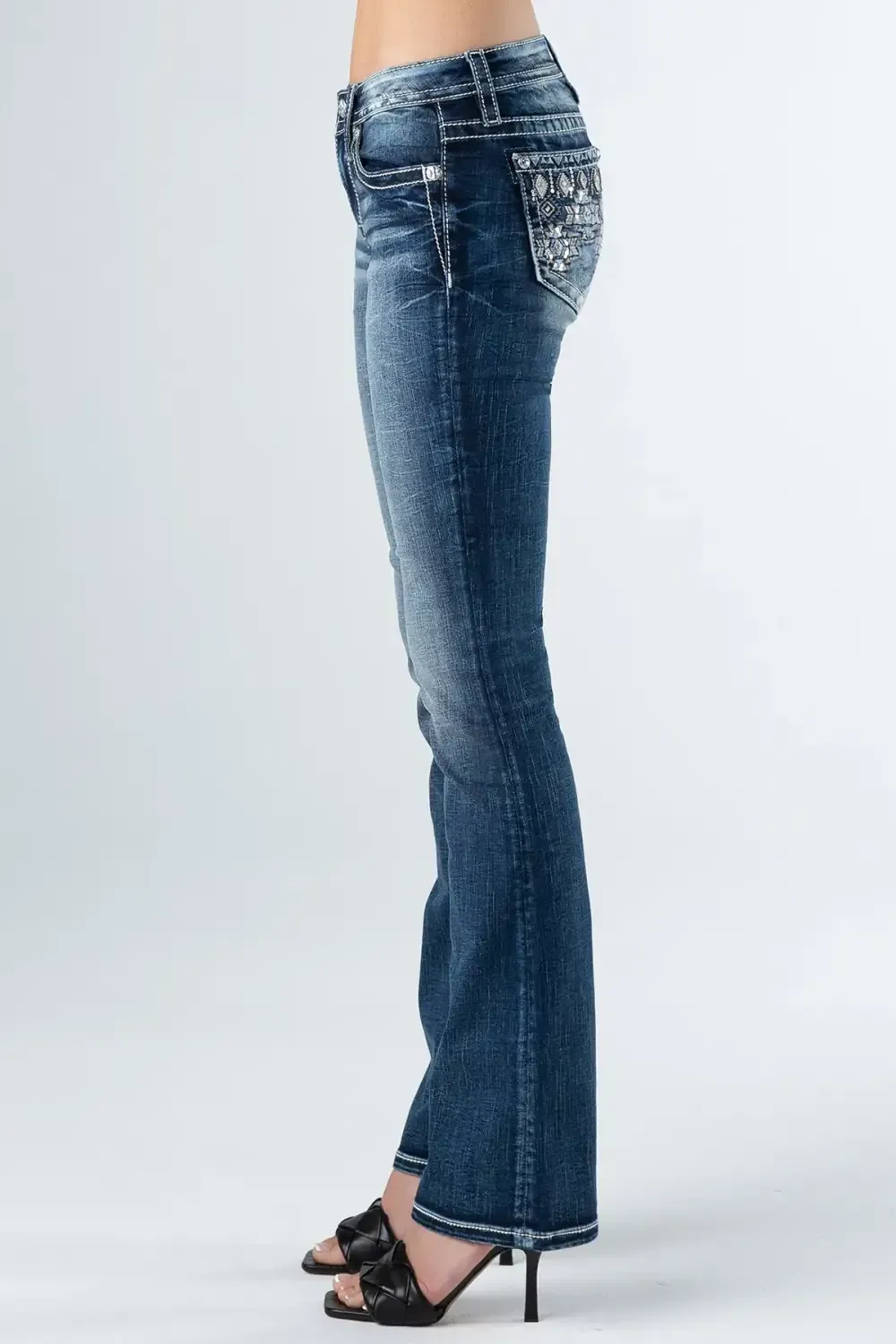 Aztec Geometric Bootcut